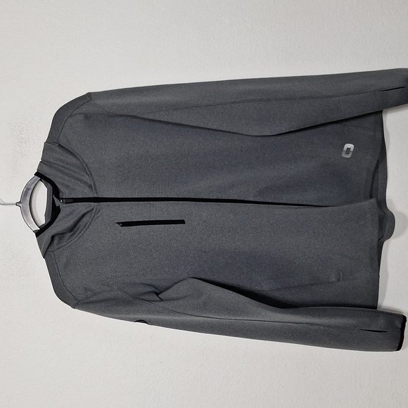 OGIO Men's Gray Gorpcore Outdoor Endurance Stealth Full Zip Hooded Jacket Size L - Picture 2 of 16